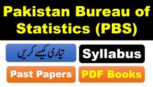 Pakistan Bureau of Statistics (PBS) Syllabus Test Preparation PDF, Past Papers