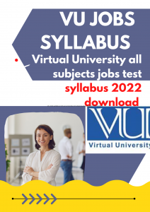 virtual university jobs syllabus